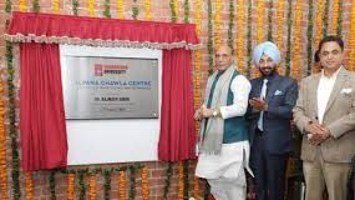 Defence Minister Rajnath Singh inaugurates Kalpana Chawla Research Centre at Chandigarh University