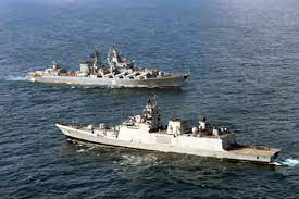 Indian Navy and Russian Navy conducts PASSEX Exercise in Arabian Sea