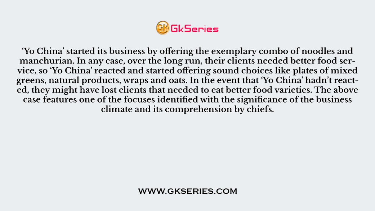 ‘Yo China’ started its business by offering the exemplary combo of noodles and manchurian