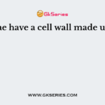 Algae have a cell wall made up of