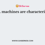 All d.c. machines are characterized by