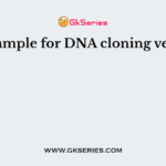 An example for DNA cloning vector is