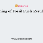 Burning of Fossil Fuels Results In