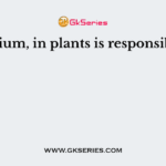 Cambium, in plants is responsible for