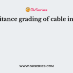 Capacitance grading of cable involves
