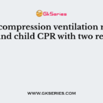 Chest compression ventilation ratio in infant and child CPR with two rescuer is
