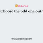 Choose the odd one out?