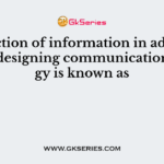 Collection of information in advance before designing communication strategy is known as