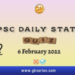 UPSC Daily Static Quiz