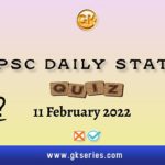 UPSC Daily Static Quiz