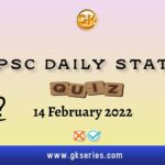 UPSC Daily Static Quiz