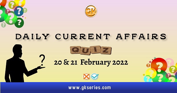 Daily Current Affairs Quiz