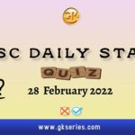 UPSC Daily Static Quiz