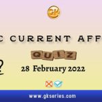 UPSC Daily Current Affairs Quiz