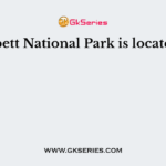 Corbett National Park is located in