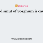 Covered smut of Sorghum is caused by