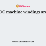 DC machine windings are