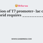 Expression of T7 promoter- lac operator hybrid requires ___________