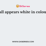 Eyeball appears white in colour due