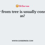 Fodder from tree is usually considered as?