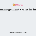 Forest management varies in intensity