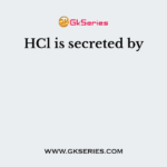 HCl is secreted by