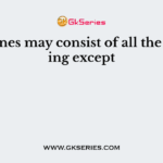 Hormones may consist of all the following except