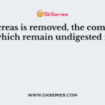 If pancreas is removed, the compound which remain undigested is