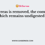 If pancreas is removed, the compound which remains undigested is