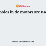 Interpoles in dc motors are used for