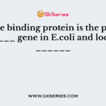 Maltose binding protein is the product of ______ gene in E.coli and located in ______