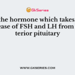 Name the hormone which takes part in the release of FSH and LH from the anterior pituitary