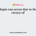 Nyctalopia can occur due to the deficiency of