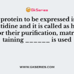 Often, protein to be expressed is fused with histidine and it is called as histidine tags. For their purification, matrix containing ______ is used