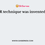 PCR technique was invented by