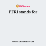 PFRI stands for