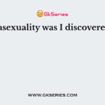 Parasexuality was I discovered in