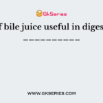 Part of bile juice useful in digestion is __________