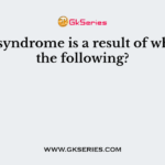 Patau syndrome is a result of which of the following?