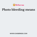 Photo bleeding means