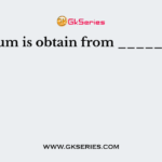 Salai gum is obtain from __________