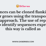 Sequences can be cloned flanking the reporter genes using the transposon tagging approach