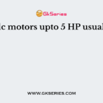 Small dc motors upto 5 HP usually have