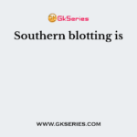 Southern blotting is