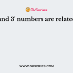 The 5' and 3' numbers are related to the