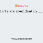The NTFTs are abundant in _______