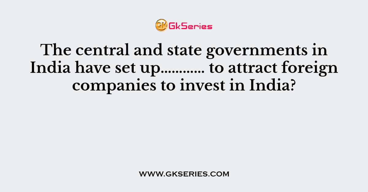 The central and state governments in