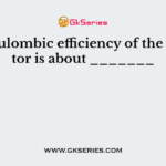 The coulombic efficiency of the capacitor is about _______