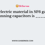 The dielectric material in SF6 gas-filled tunning capacitors is _____