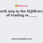 The fourth step in the SQ3R technique of reading os ___